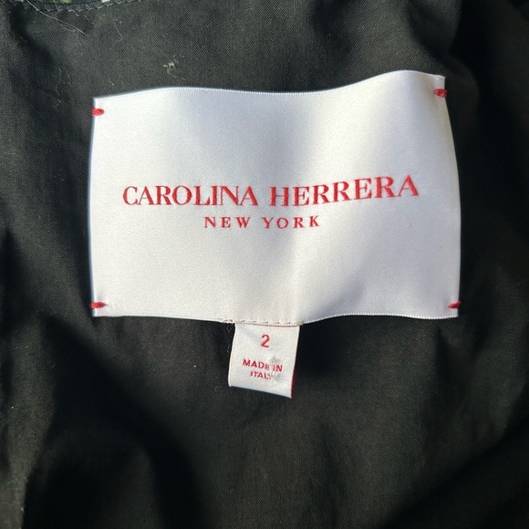 Carolina Herrera Italy Paneled Floral Print Mini Dress Excellent $1,890. Size 2 - Picture 5 of 11